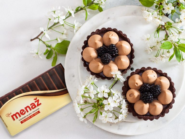 Tart sa kremom od Menaž čokolade