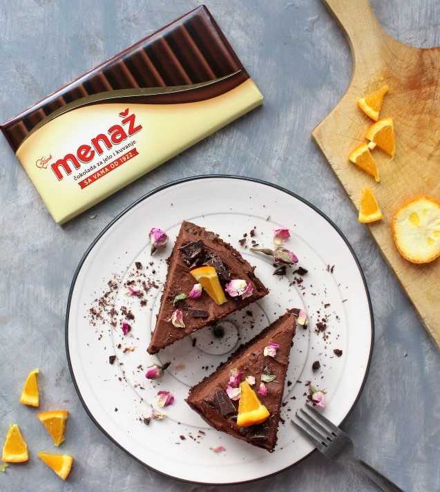 Čokoladna torta sa pomorandžom i Menaž čokoladom