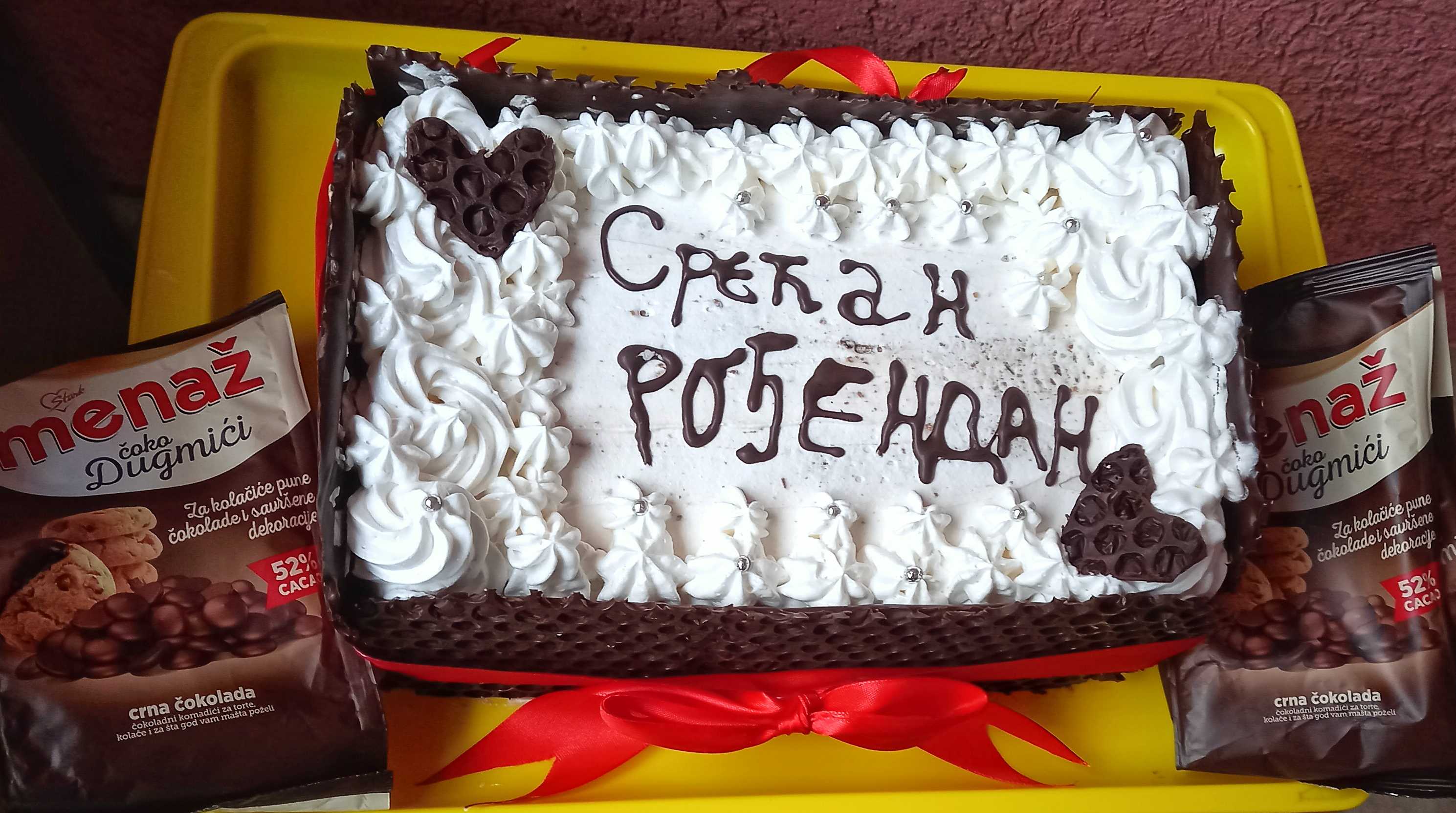 Čokoladna Menaž rođendanska torta