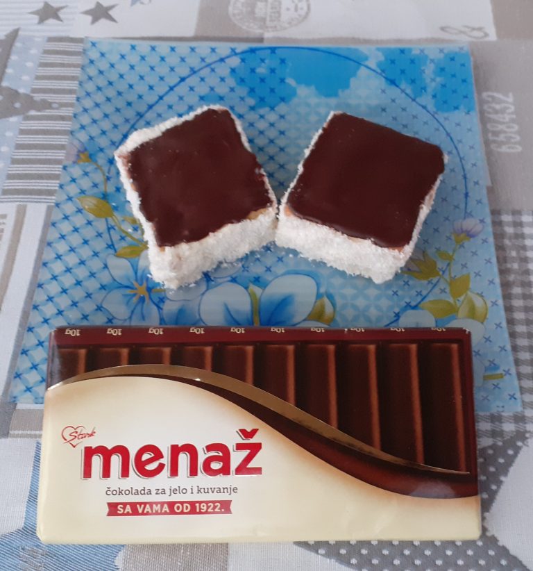 Menaž Čokoladne kokos kocke