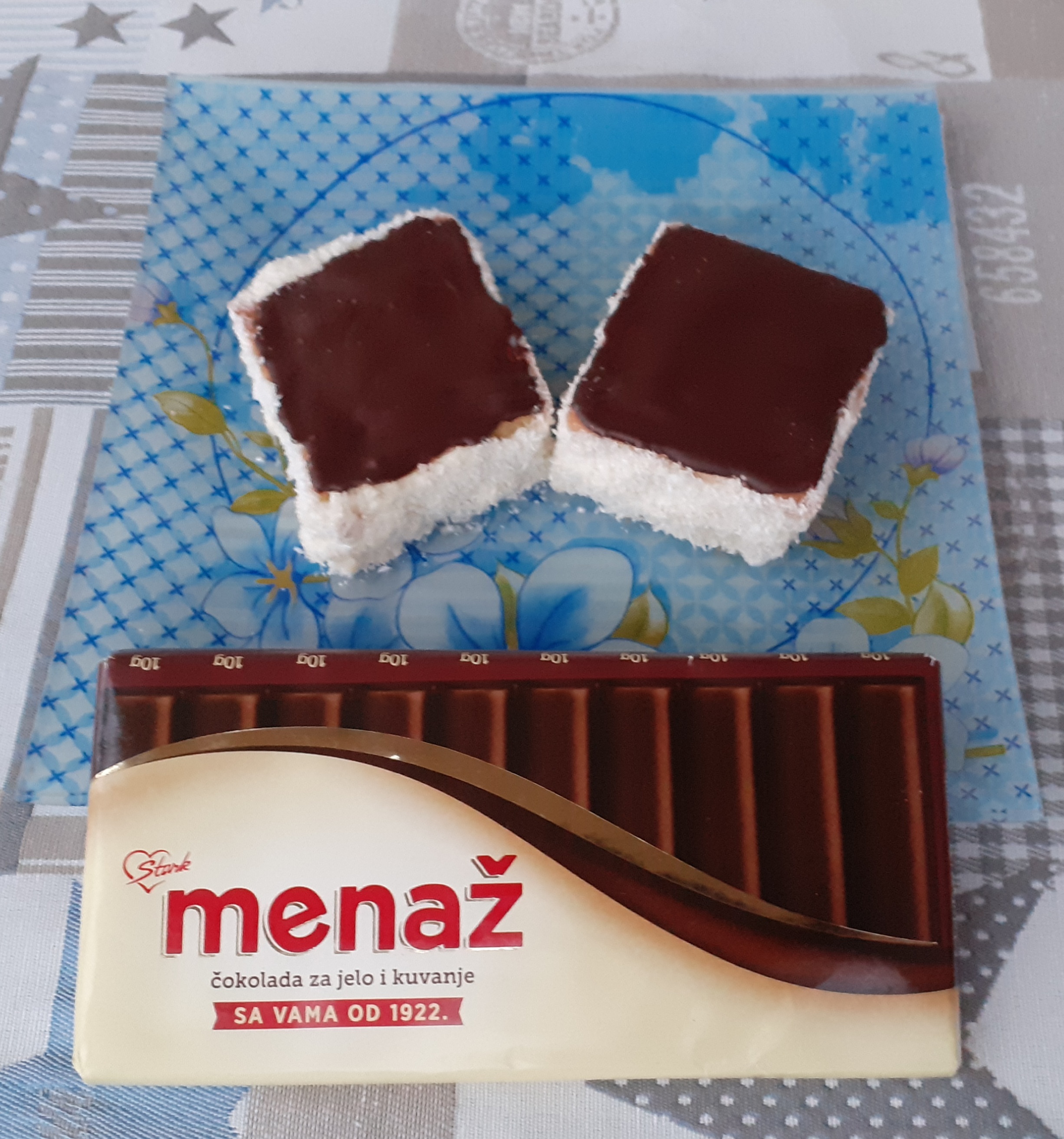 Menaž Čokoladne kokos kocke