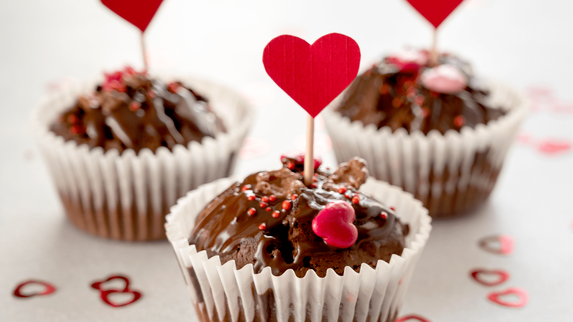 Jagoda-čokolada cupcake