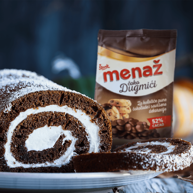 Bundevine rolnice sa Menaž čokoladom
