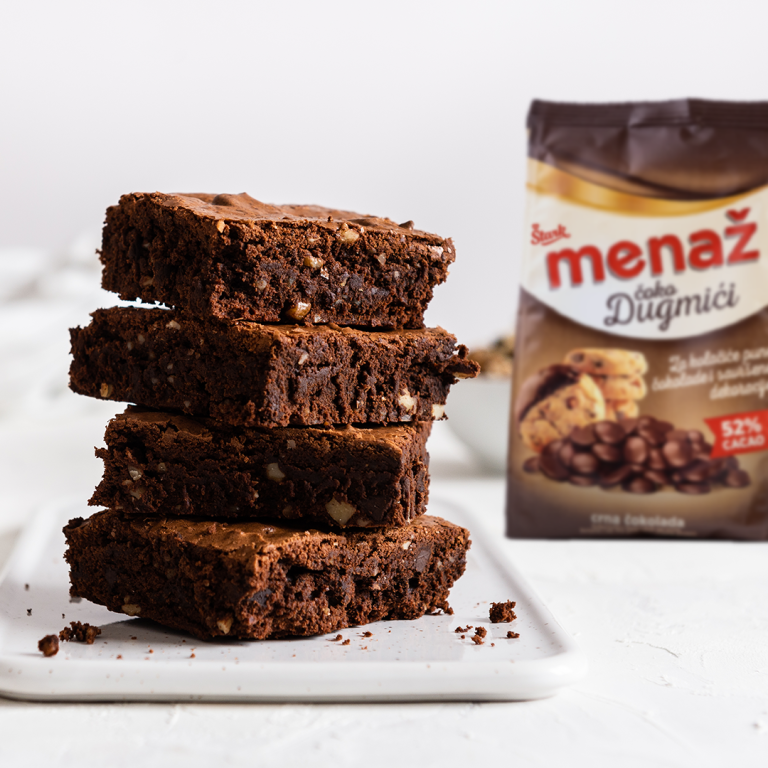 Brownies Menaž kocke
