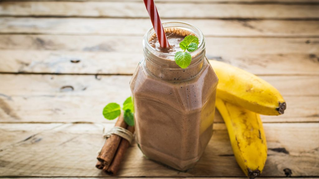 smoothie od cokolade i banane